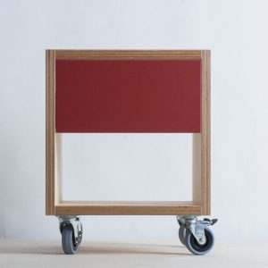 Plywood Colorful Mobile Box