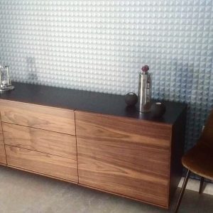 American Walnut Veneered Dresser