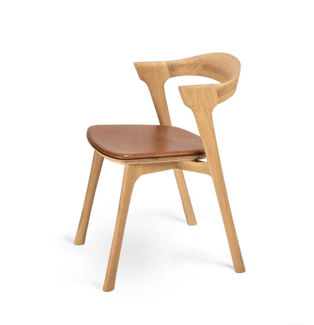 French Oak Hardwood Chair - Image 3