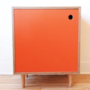 Plywood Wooden Box with Colored MDF Leaf