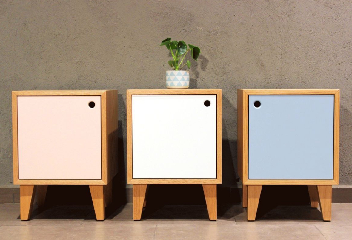 Plywood Wooden Box with Colored MDF Leaf - Image 3