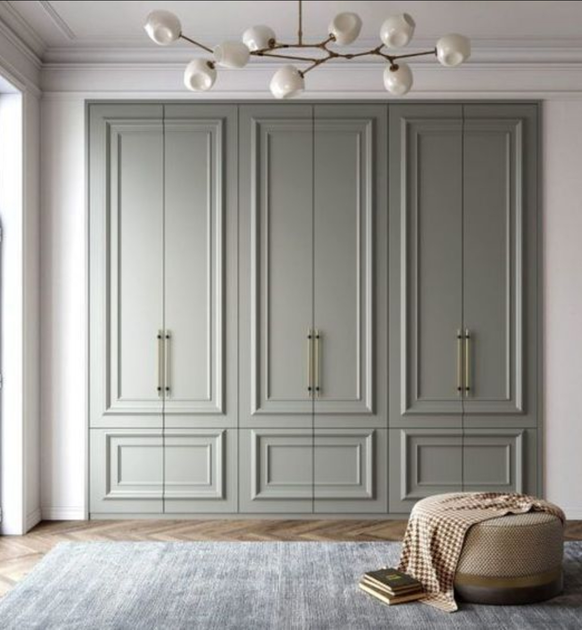 Classic Painted MDF Anti-Moisture Wardrobe
