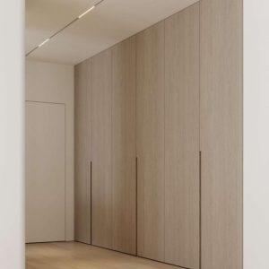 Veneered MDF Wardrobe with Hardwood Lipping