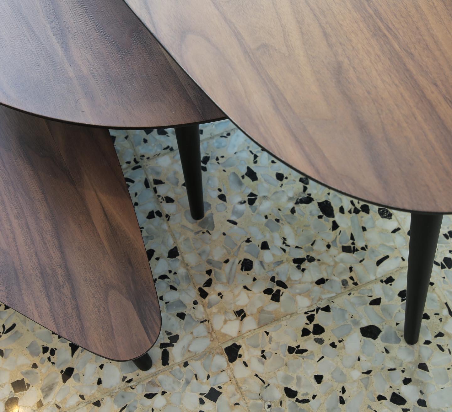 Organic Walnut Coffee Tables 3X - Image 3