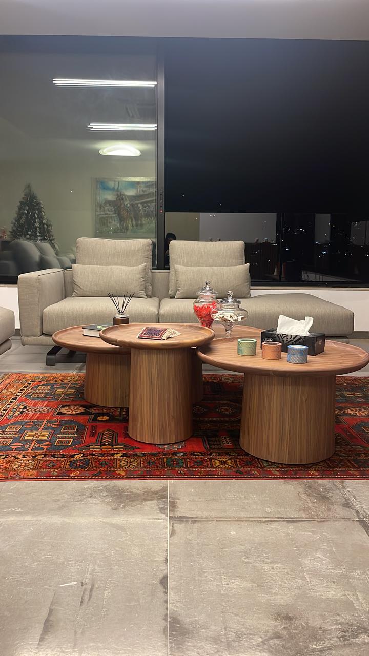 American Walnut Mushroom Coffee Tables - Image 7