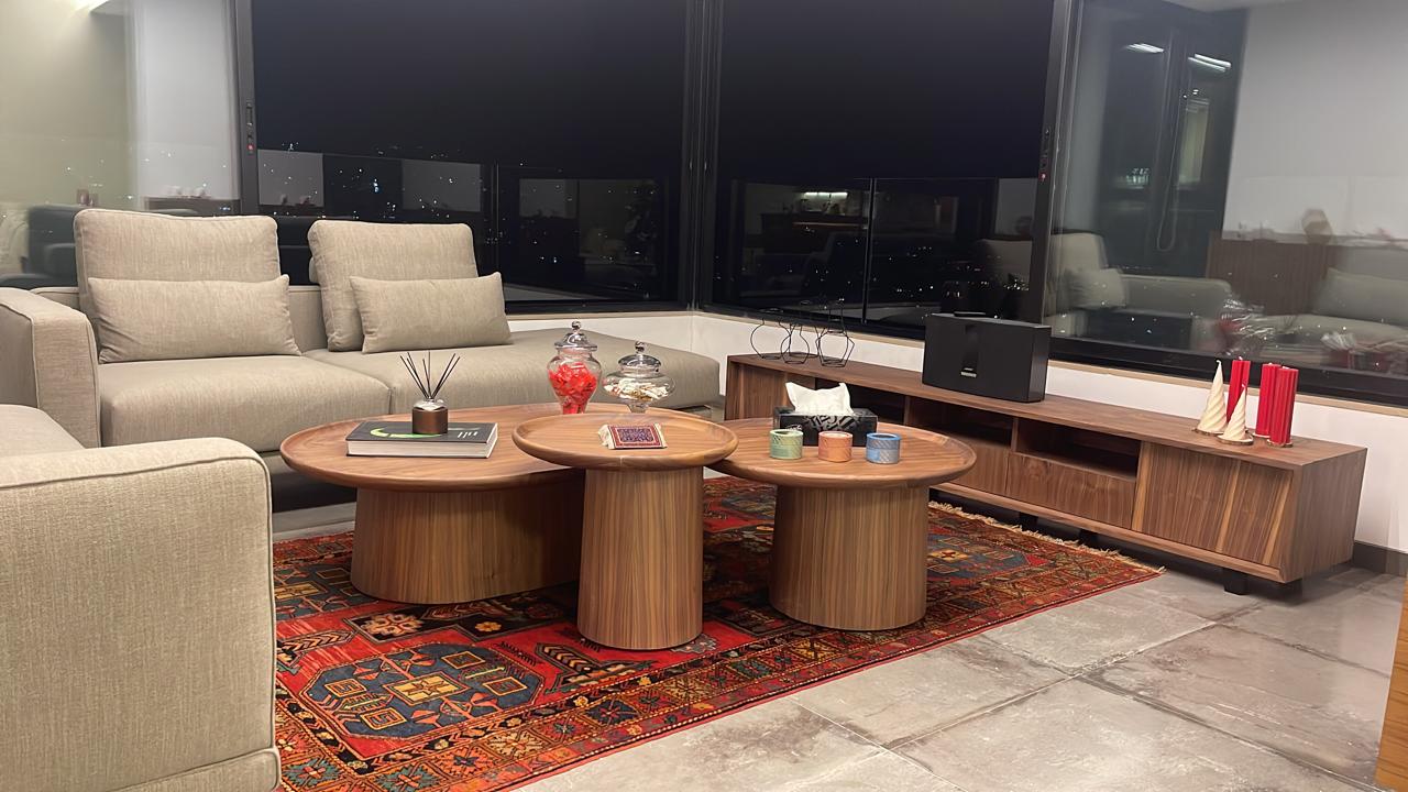 American Walnut Mushroom Coffee Tables - Image 6