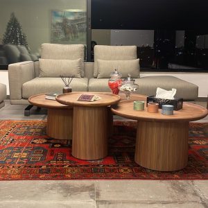 American Walnut Mushroom Coffee Tables