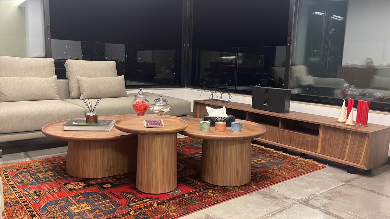 American Walnut Mushroom Coffee Tables - Image 2